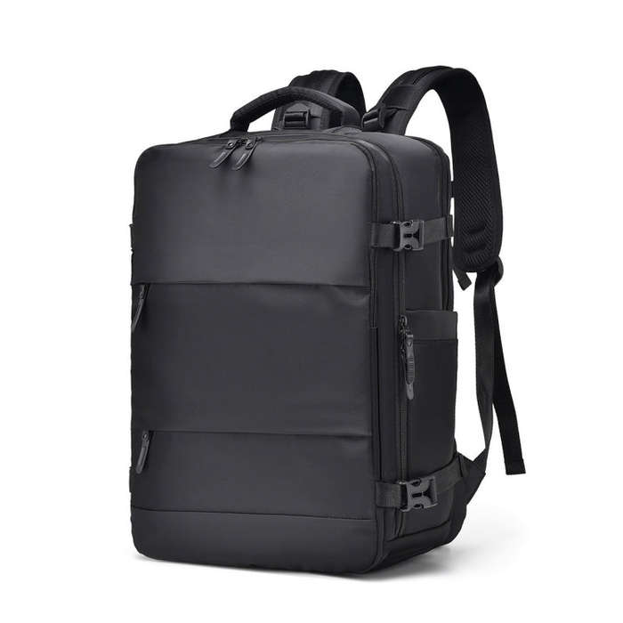 WEIXIER B692 Large Capacity Shoulder Bag Business Travel Computer Backpack(Black)