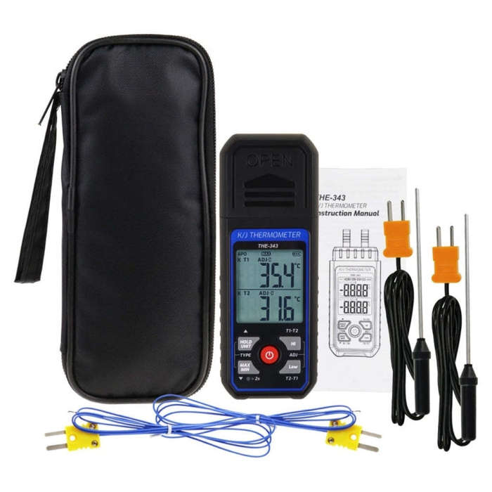 K-type Industrial High-precision Contact Probe Electronic Temperature Gauge(THE-343)