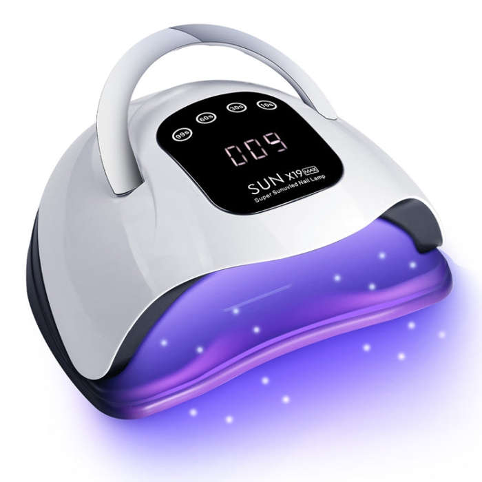 X19Max UV LED Nail Drying Lamp High Power 320W Quick Drying Nail Polish Gel Nail Dryer Light(US P...