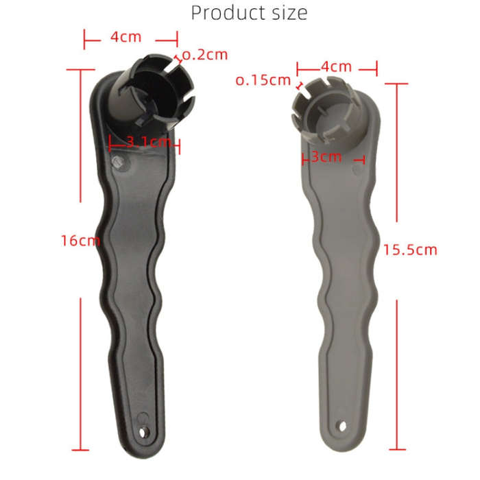 Spiral Air Valve Wrench For Inflatable Boat, Kayak, Paddle Board, Air Nozzle Tightening(Black Six...