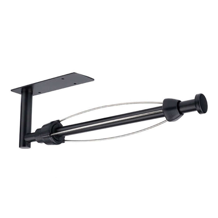 Kitchen Stainless Steel Paper Towel Holder With Damping Cabinet No Punch Roll Paper Cling Film Ho...