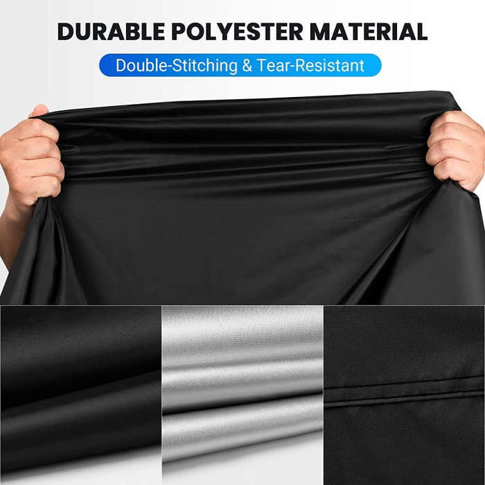 Motorcycle Rain Sun Protection Cover Oxford Cloth Dustproof With Anti-theft Buckle, Size: XL