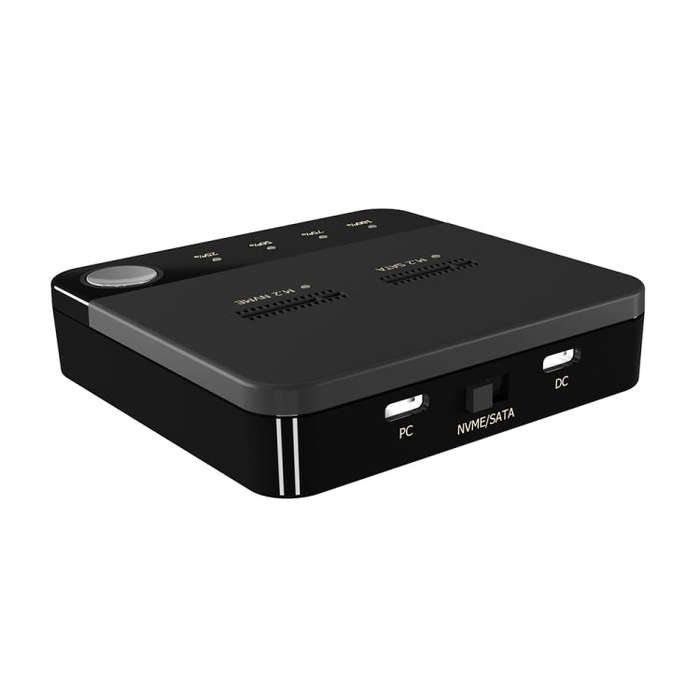 SSD Copy Machine M.2 SATA/NVME Mutual Copy Clone Online Read / Write HDD Enclosure