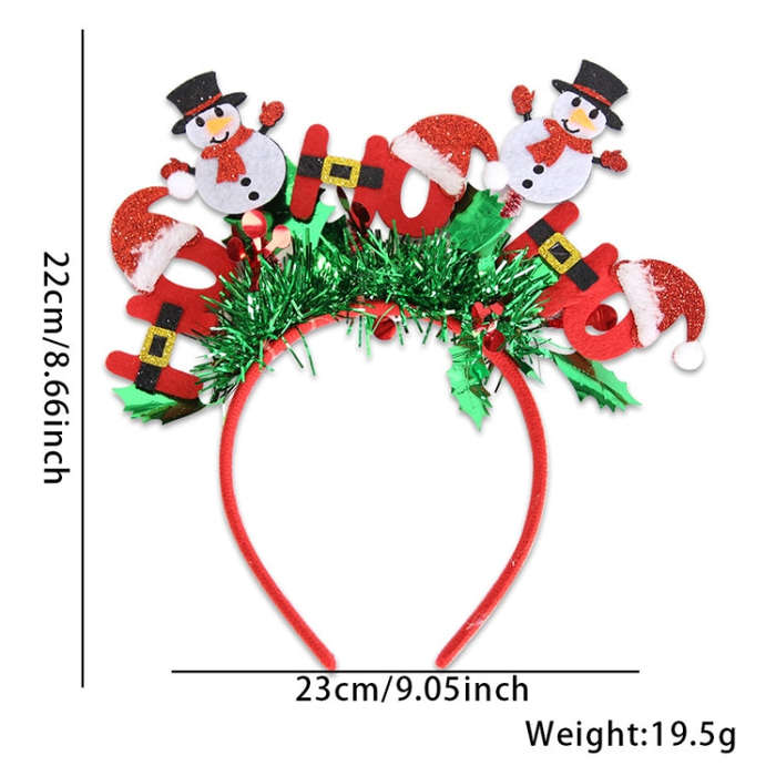 Christmas Party Dress Up New Year Headdress Christmas Decoration Colorful Stripes Headband, Style...