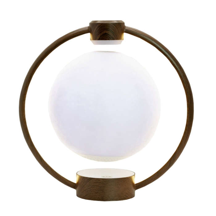 Magnetic Levitation Bluetooth Speaker Ornament Desktop Ambient Glow Night Lights, Style: Dark Pat...