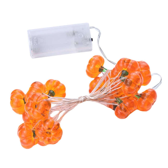 LED Halloween 3D Pumpkin String Lights Bar Shop Ambience Scene Layout Decorative Lanterns, Style:...