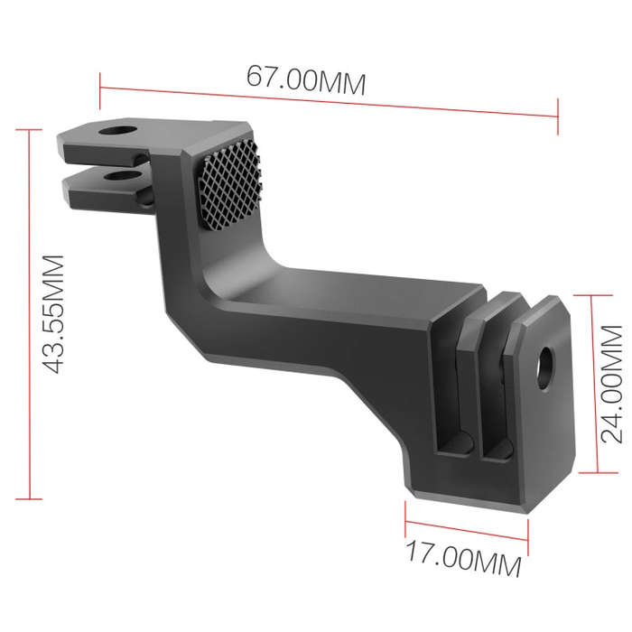 Vertical Mount Adapter for GoPro HERO12 Black / 11 Black / 10 Black / 9 Black