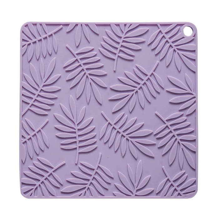 17cm Household Square Silicone Heat Insulating Mat Kitchen High Temperature Resistant Baking Plac...