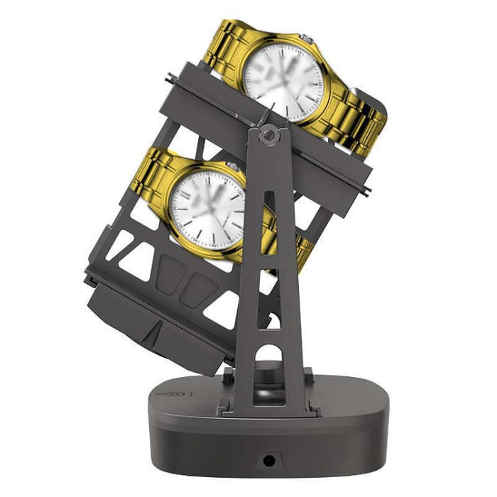 Rechargeable Timer Version Automatic Watch Winder Storage Display Stand Mechanical Watches Silent...