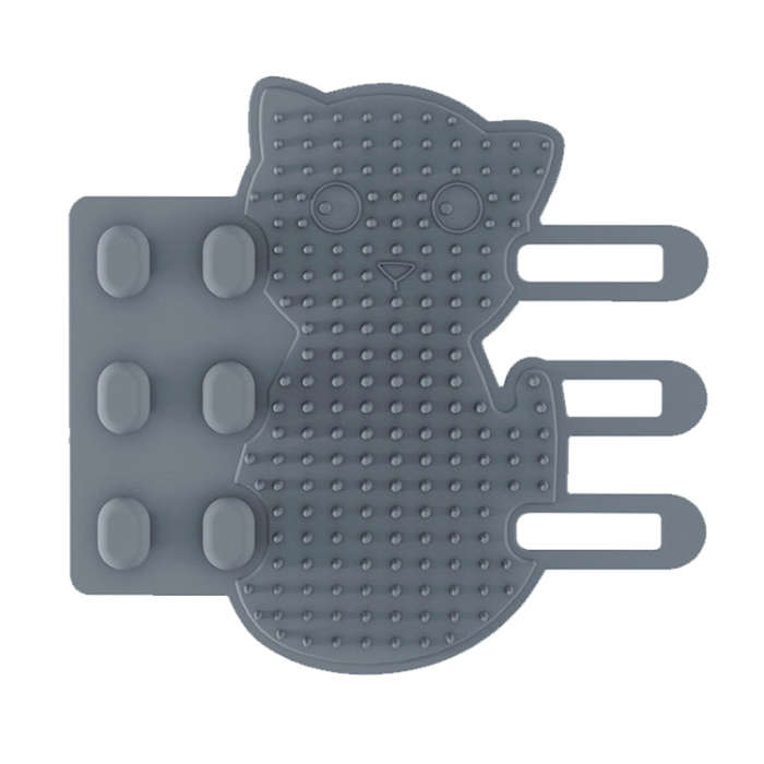 Cats Corner Self-Exciting Scratcher Pet Massage Brush Toys(Gray)
