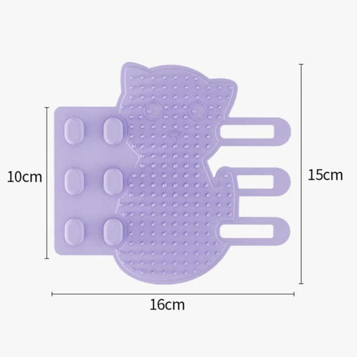 Cats Corner Self-Exciting Scratcher Pet Massage Brush Toys(Blue)