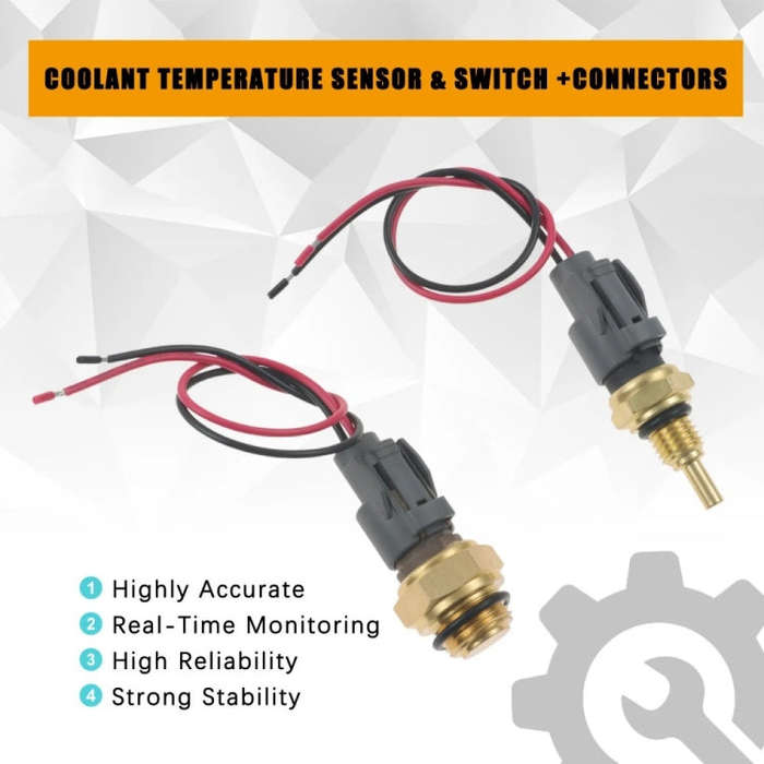 For Honda Civic Radiator Coolant Fan Switch Temperature Sensor Plus Wiring Harness(1set)