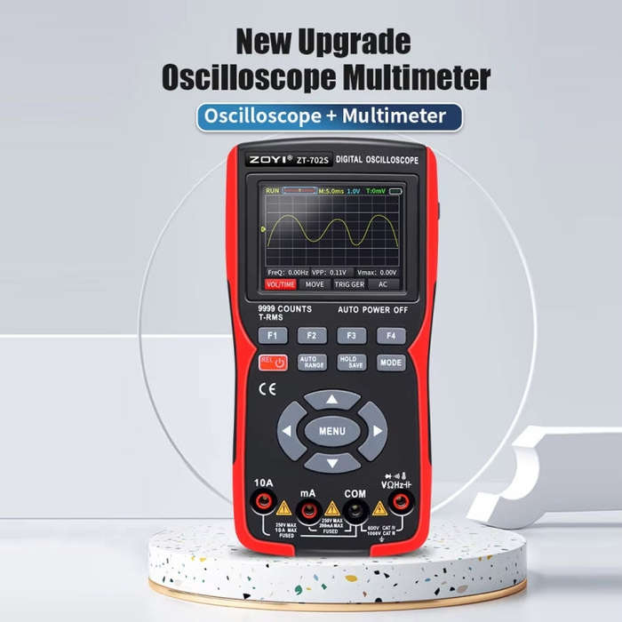 ZOYI Color Screen Multifunctional Handheld Digital Oscilloscope Multimeter(English)