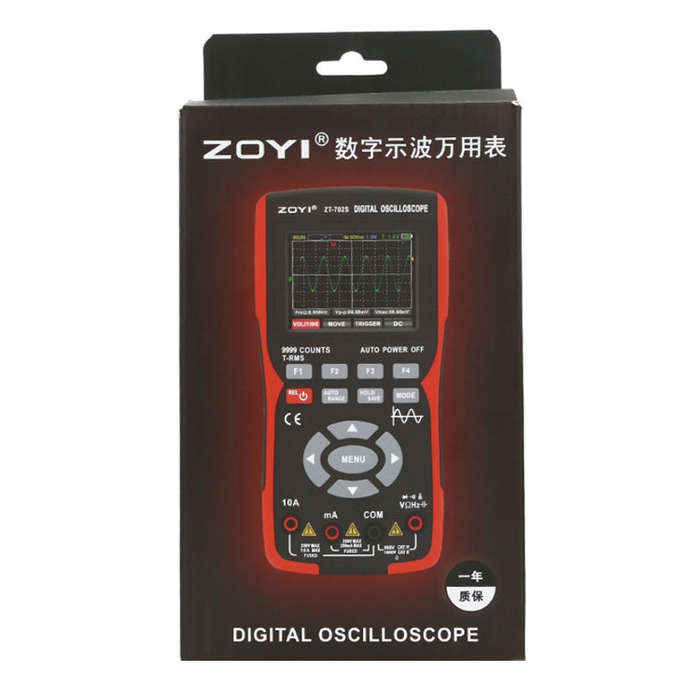 ZOYI Color Screen Multifunctional Handheld Digital Oscilloscope Multimeter(English)