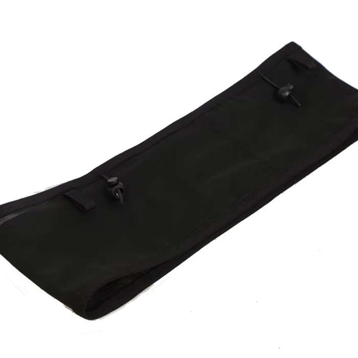 Close-fitting Sports Waist Bag Lightweight Marathon Running Belt, Size: XL(Black)