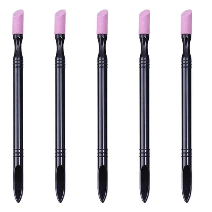 5pcs /Set Double-ended Quartz Pen For Dead Skin Remover Multifunctional Manicure Tool Nail Polish...