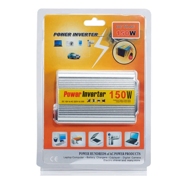 150W Car Inverter Modified Wave Automotive Power Conversion, Specification: 12V To 110V