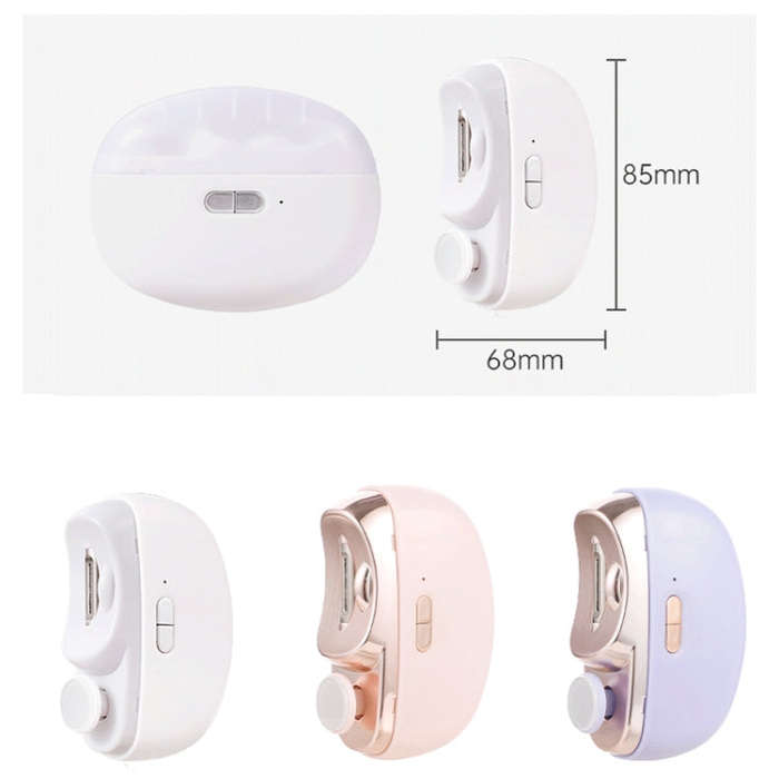 CH-705 2-in-1 Multifunctional Electric Nail Grinder with Light Children Anti-pinch Nail Clippers(...