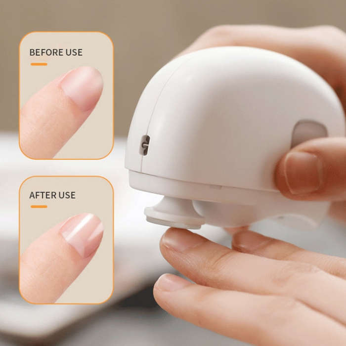CH-705 2-in-1 Multifunctional Electric Nail Grinder with Light Children Anti-pinch Nail Clippers(...