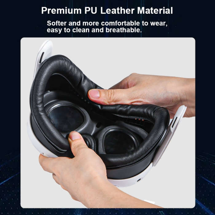For Quest 3 STARTRC GAMES VR Air Circulation Quick Removal Breathable Replacement Mask(With Fan)