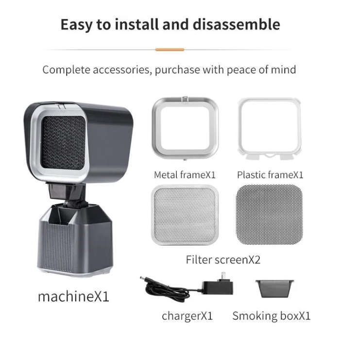 Desktop Range Hood Barbecue Small Movable Liftable Extractor Hood 2 Wind Speeds Adjust EU Plug