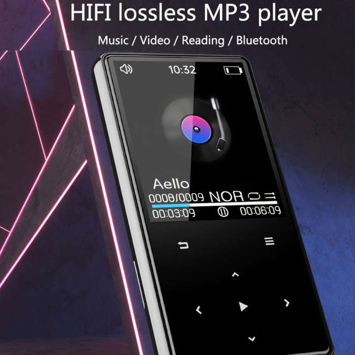 Bluetooth MP3/MP4 Music Player Portable Walkman, Memory: 8GB(Black)