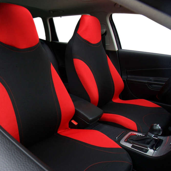Car All Seasons Universal All-Inclusive One-Piece Seat Cover, Size: Single Seat(Red)
