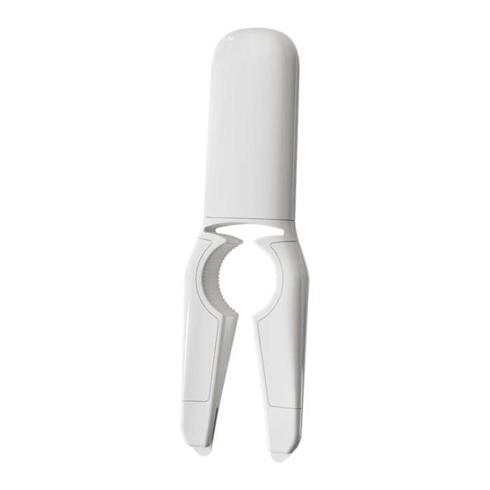 Kitchen Household Stainless Steel Multifunctional Peeler Bottle Opener 2 In 1(White)