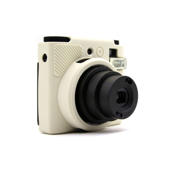For FUJIFILM INSTAX MINI 99 Camera Protective Silicone Case(Beige)