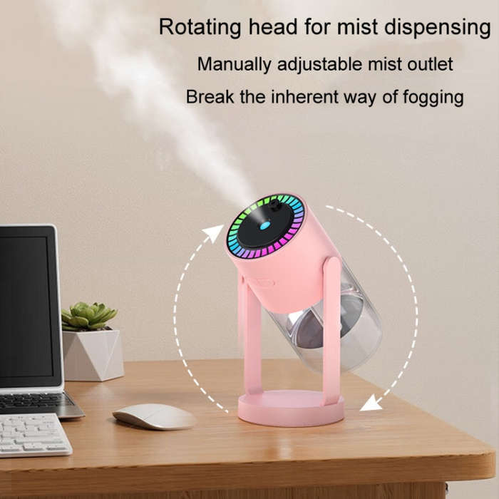 280ml Star Projection Light Humidifier USB Car Diffuser Humidifier Household Hydrating Atomizer, ...