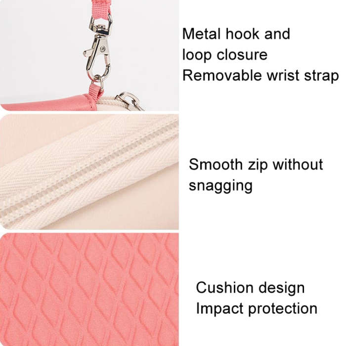 Cwatcun H45 Mini Storage Bag Small Microslice Digital Camera Bag PU Waterproof Hard Shell Bag(Brown)