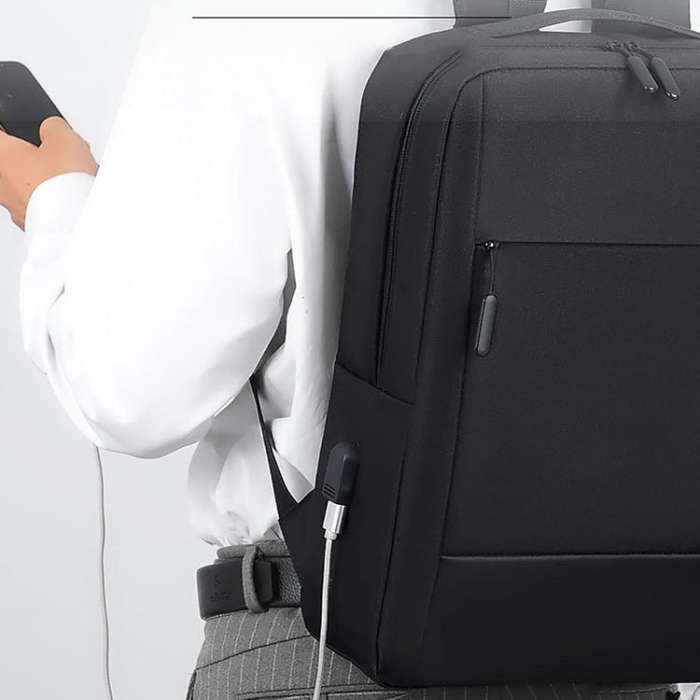 Large-capacity Travel Business Waterproof Laptop Backpack(Blue)
