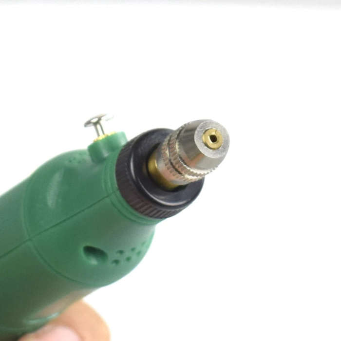 Mini Electric Grinder Micro Grinding Pen DIY Small Carving Tools(EU Plug Green)