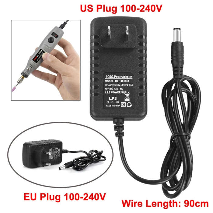 Mini Electric Grinder Micro Grinding Pen DIY Small Carving Tools(EU Plug Green)