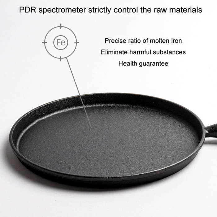 20cm Thickened Cast Iron Skillet Non-Coating Non-Stick Pancake Pan Omelette Steak Pot