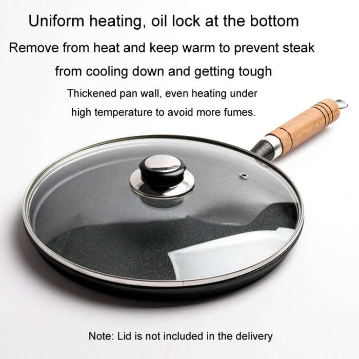 20cm Thickened Cast Iron Skillet Non-Coating Non-Stick Pancake Pan Omelette Steak Pot