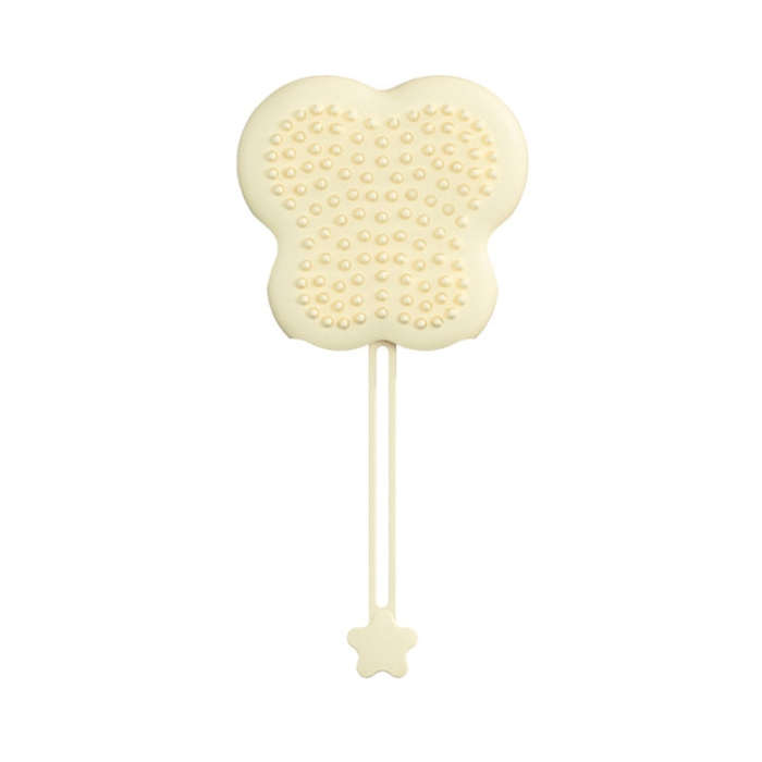 Pet Cleaning And Detangling Comb Cats And Dogs Bathing Brush, Color: Butterfly Yellow