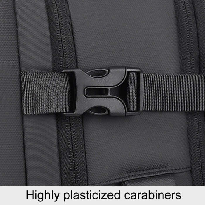 WEIXIER B724 Business Large Capacity Double-Shoulder Commuter Computer Bag Expandable Travel Back...