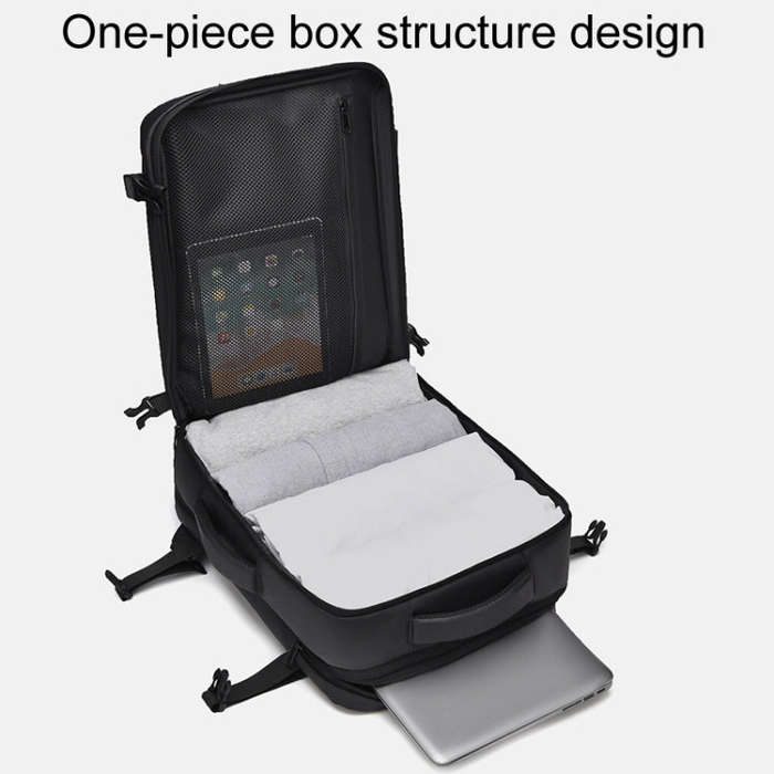 WEIXIER B724 Business Large Capacity Double-Shoulder Commuter Computer Bag Expandable Travel Back...