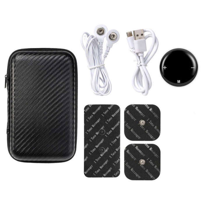 Cervical Massager EMS Pulse Therapy Device Full Body Massage Patch, Spec: Single Host Without Remote