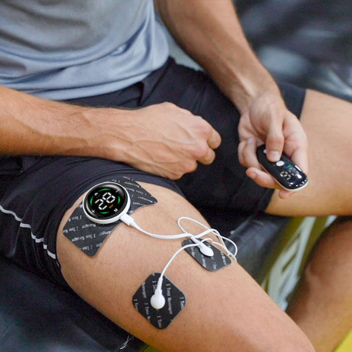 Cervical Massager EMS Pulse Therapy Device Full Body Massage Patch, Spec: Single Host With Remote
