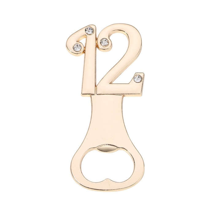Digital Shape Wedding Party Manual Bottle Opener Beer Drinks Driver, Style: 12