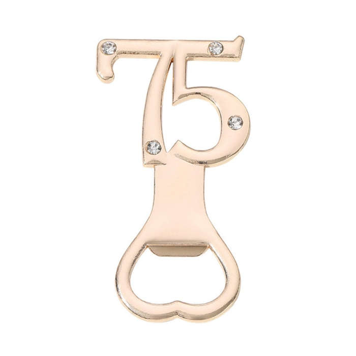 Digital Shape Wedding Party Manual Bottle Opener Beer Drinks Driver, Style: 75