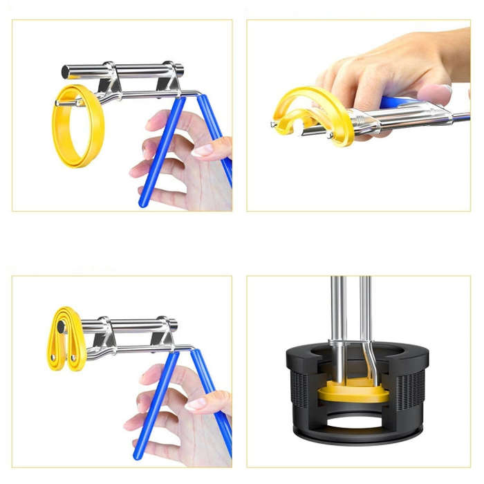 Hydraulic Cylinder Piston Rod Seal Installation Tool