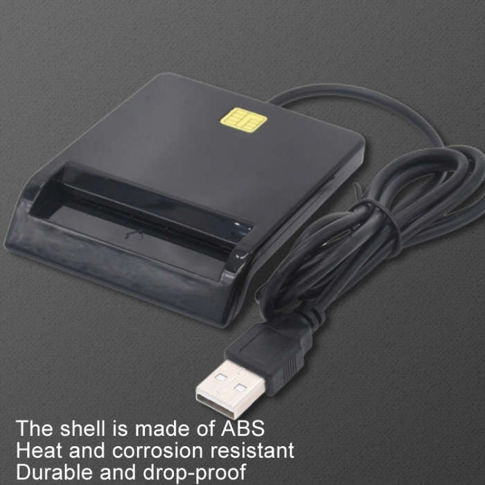 USB 2.0 IC Card / Bank Card / ID Card / SD Card Smart Reader(No Disc)