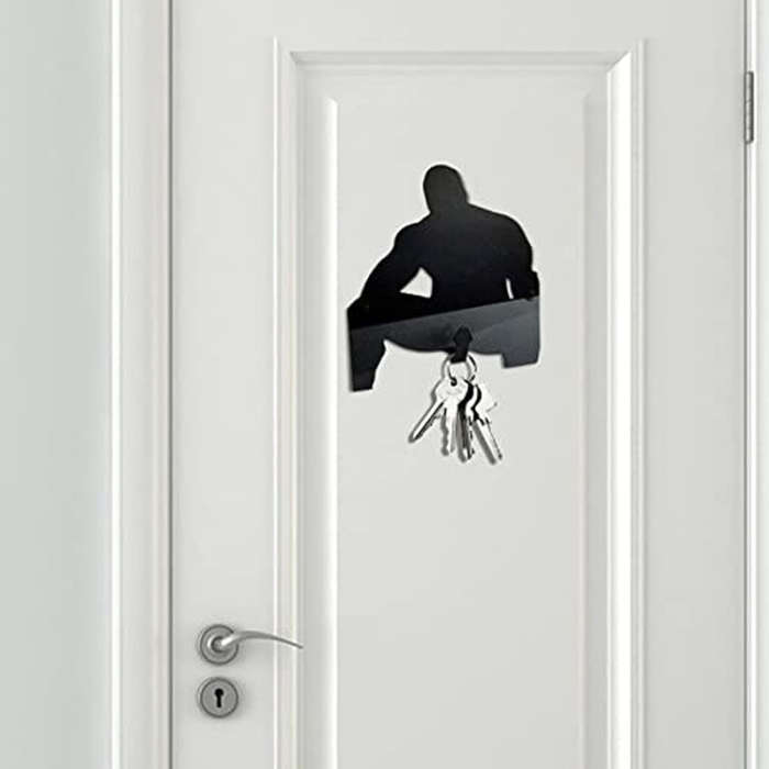 Small Muscle Man Quirky Key Hangers Household Small Items Storage Rack