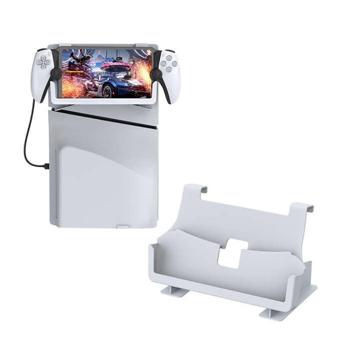 For PlayStation Portal iplay HBP-587 Host Storage Rack With Charging Function(White)