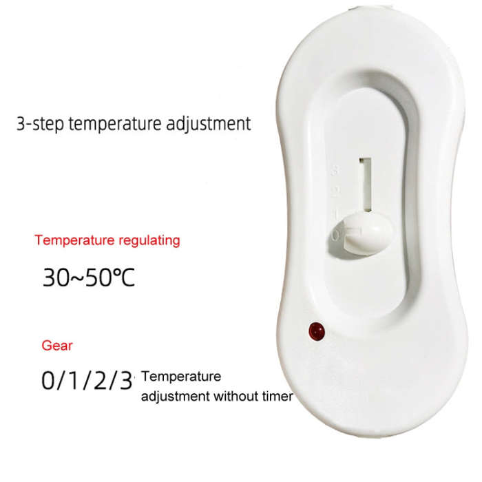 45x45cm US Plug 0-1-2-3 Adjust Flannel Deer Pattern Electric Blanket Heating Pad