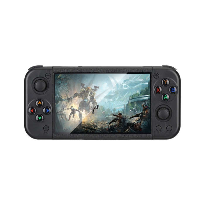 RG50XX 5-Inch Retro Handheld Game Console Linux System Built In 15000+ Games(Black)