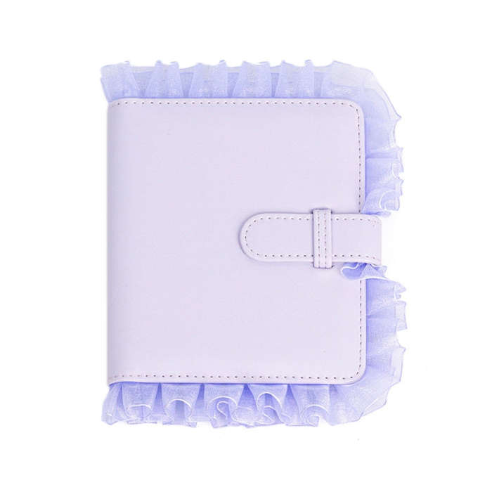 3 inch 64-piece Lace Multifunctional Storage Album(Purple)